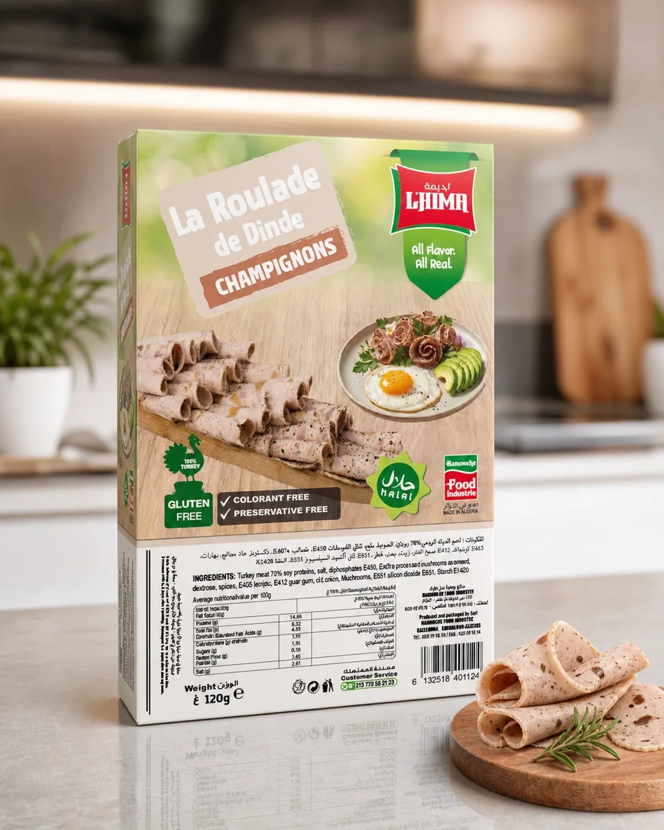 LHIMA Roulade de dinde · Champignon
