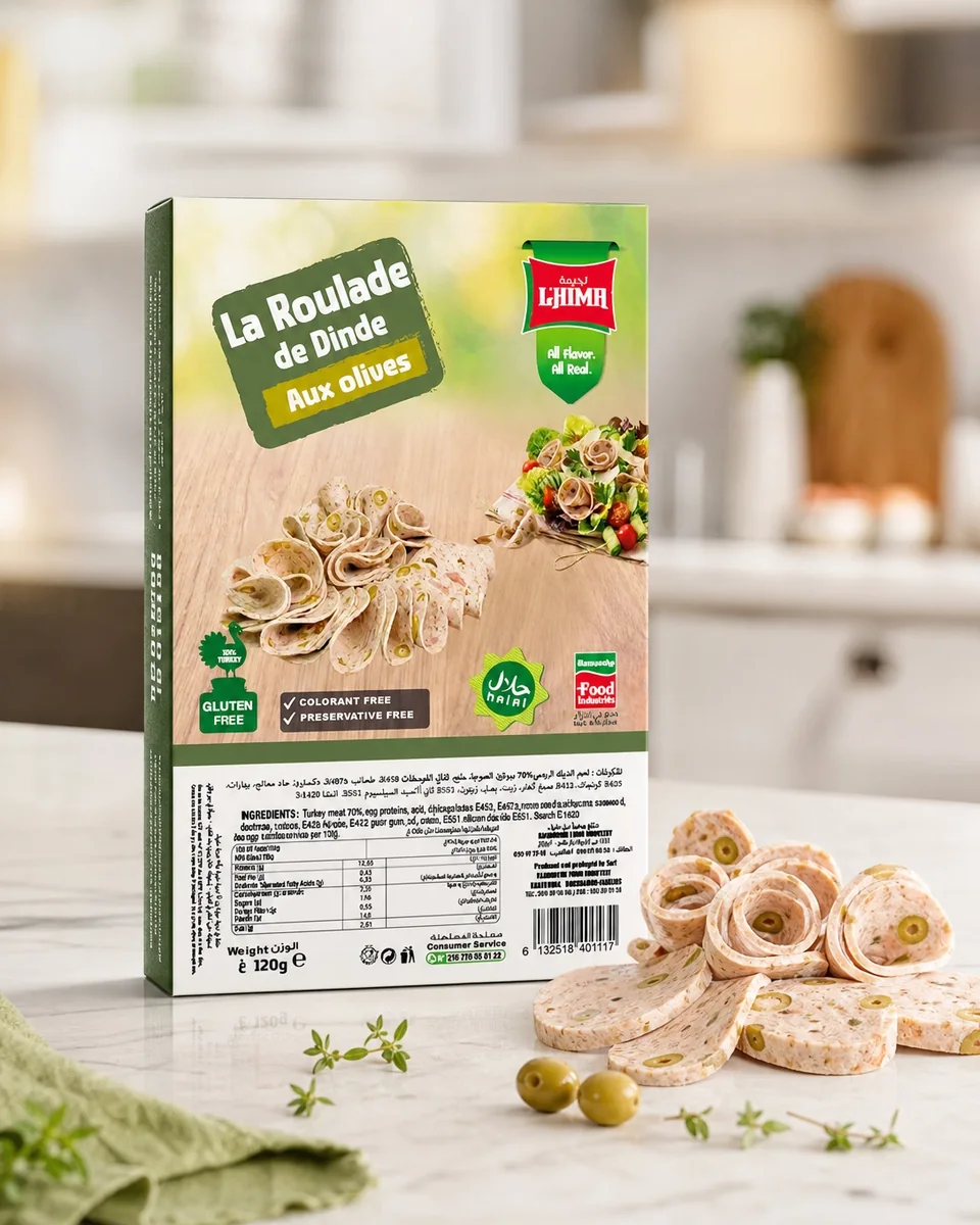 LHIMA Roulade de dinde · Olive