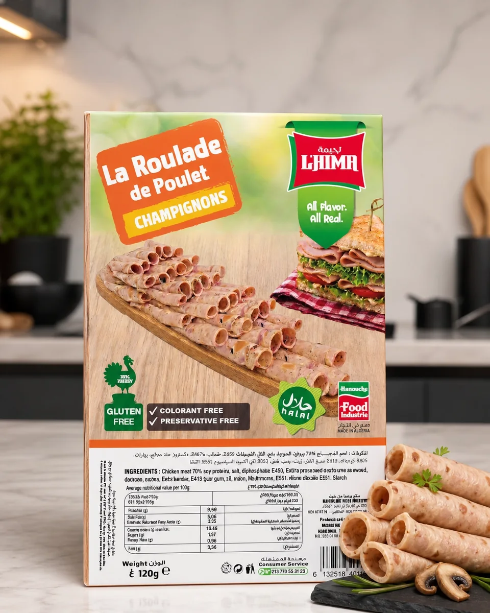 LHIMA Roulade de poulet · Champignon