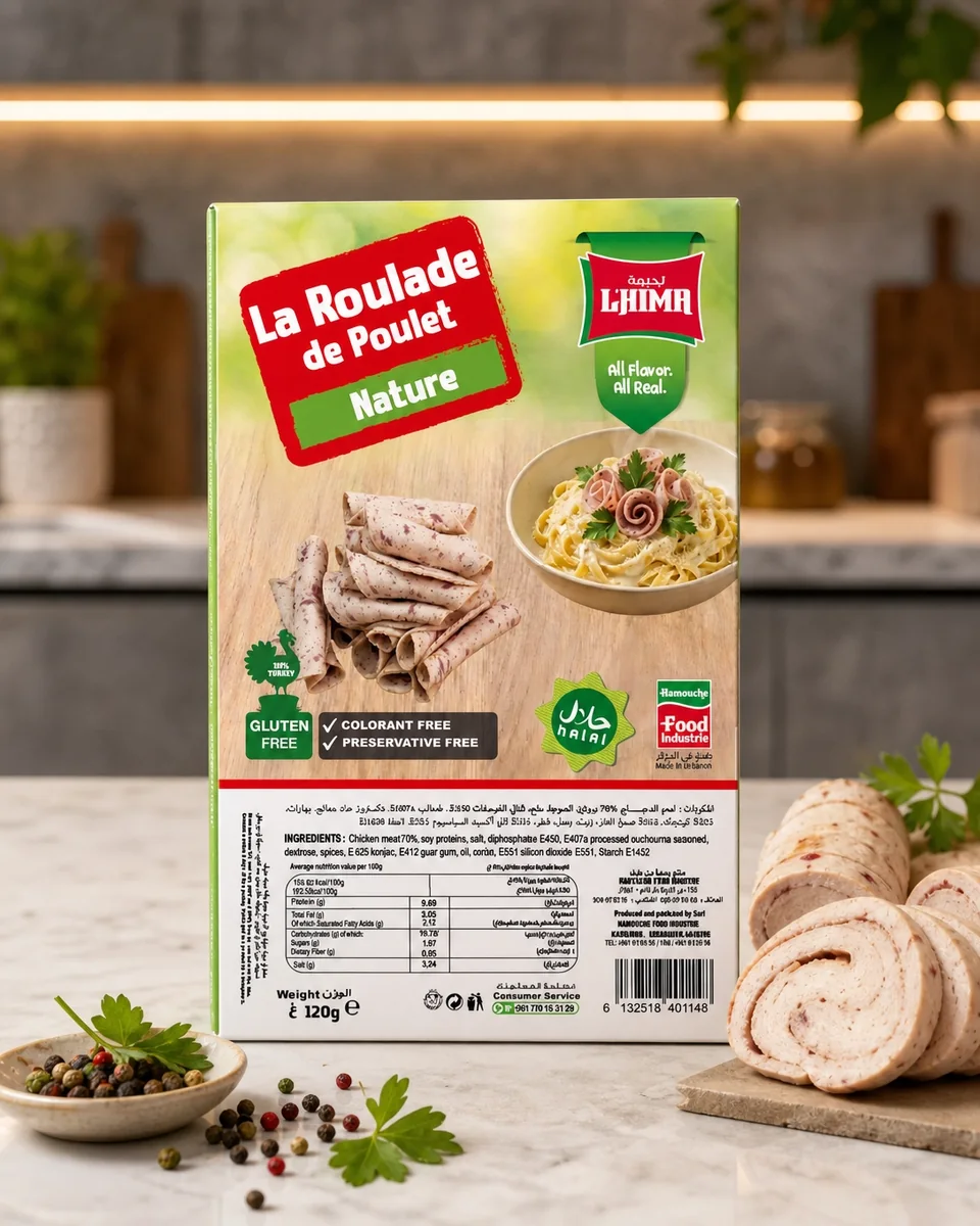 LHIMA Roulade de poulet · Nature