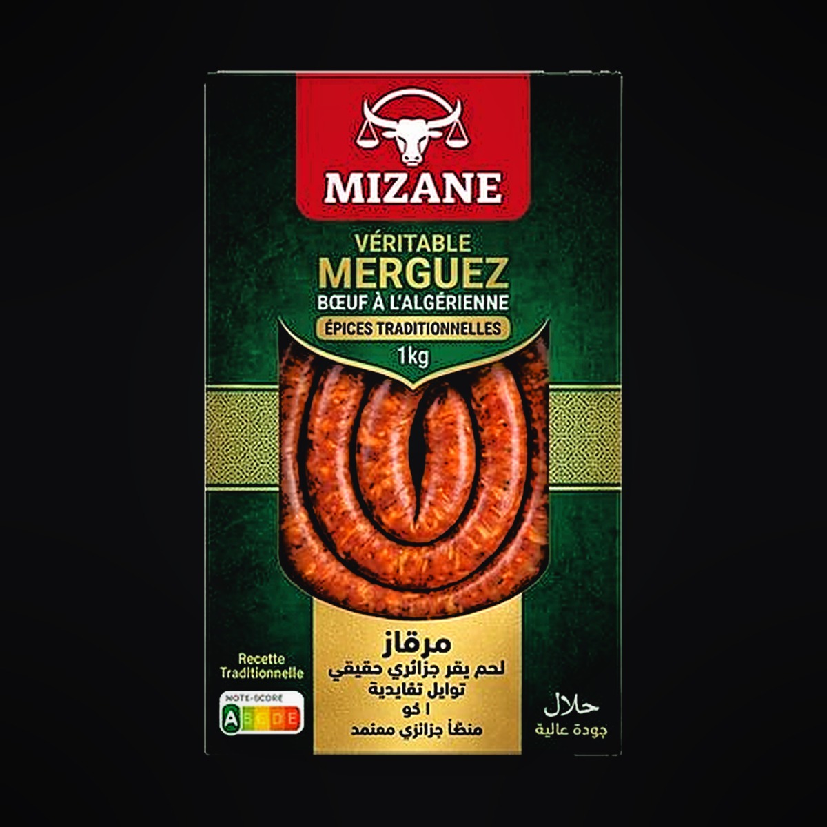 MIZANE Véritable Merguez Bœuf à l'Algérienne 1 kg